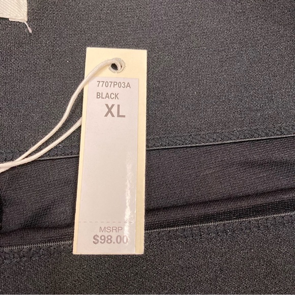 Max Studio Size XL Black Scuba Easy Leg Trousers Inseam 31 NWT - Picture 3 of 10